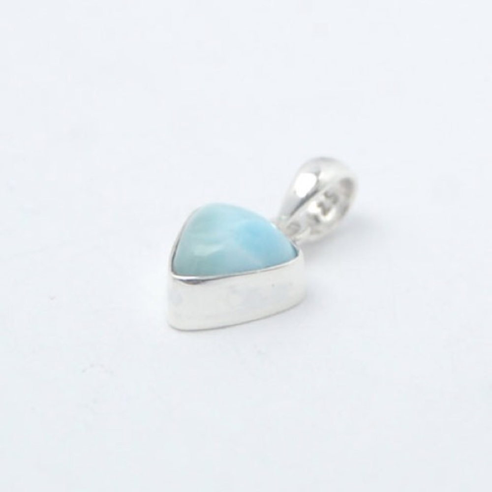 Handmade 925 silver, larimar pendant